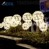 Luzes de Borboleta Luminosas Dinâmicas Solares LED Casamento Exterior Simulação Borboleta em Movimento Decoração de Gramado Ornamentos de Beira de Estrada