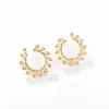 Aretes de Aro Grandes Dorados Estilo Retro Hong Kong para Mujer 2025 Nuevo Estilo Caliente Lujo Accesible de Alta Gama Aretes Exagerados