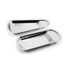 Estante de acero inoxidable extra grueso Bandeja rectangular con ventilador Estante con clip para alimentos Bandeja con clip para buffet Bandeja para alimentos