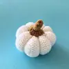 Adornos de Calabaza Tejidos a Mano de Hilo Nuevos Transfronterizos Adornos de Regalo de Halloween Muñecas de Calabaza Tejidas a Crochet con Hilo