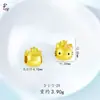 Ouro Antigo Ouro Vietnamita Kt Cat Desenho Animado Laço Kt Cat Pingente Furo Grande Contas de Transferência Pulseira DIY Acessórios de Corda de Couro