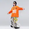 Ropa Moderna para Niños de Street Dance Estilo Fresco Swagger Infantil Ropa de Performance Hip Hop Callejero Moda Hip Hop Infantil Desfile de Moda Práctica de Performance