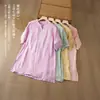 Falda Bordada Artística de Algodón y Lino Vintage para Mujer, Falda de Corte A Bordada Holgada Estilizadora Estilo Chino con Dobladillo Ancho