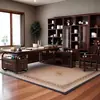 Nuevo escritorio de oficina estilo chino escritorio de jefe escritorio ejecutivo de madera maciza escritorio de presidente escritorio de madera de ébano combinación de muebles de presidente