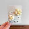 Nuevas Gomas para el Cabello Dulces Florales Estilo Coreano Set de Tela para Niños, Pinzas para el Fleco Lateral, Bandas Elásticas para el Cabello de Bebé para Niñas