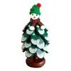 Regalo de Navidad Árbol de Navidad de Madera Maciza Almohadilla Aislante Térmico Antiescarcha Posavasos de un Árbol Mesa de Comedor Adorno Creativo Decoración Festiva
