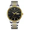 Relógio Masculino Guanqin 16221 Relógio Mecânico Totalmente Automático À Prova d'Água Luminoso Negócios Aço Inoxidável Pulseira de Aço Novo Relógio Masculino