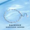 Pulseira de Prata de Lei 999 para Menina, Luxo Leve, Design de Nicho, Novo Estilo, Moda Inspirada, Presente Exquisito