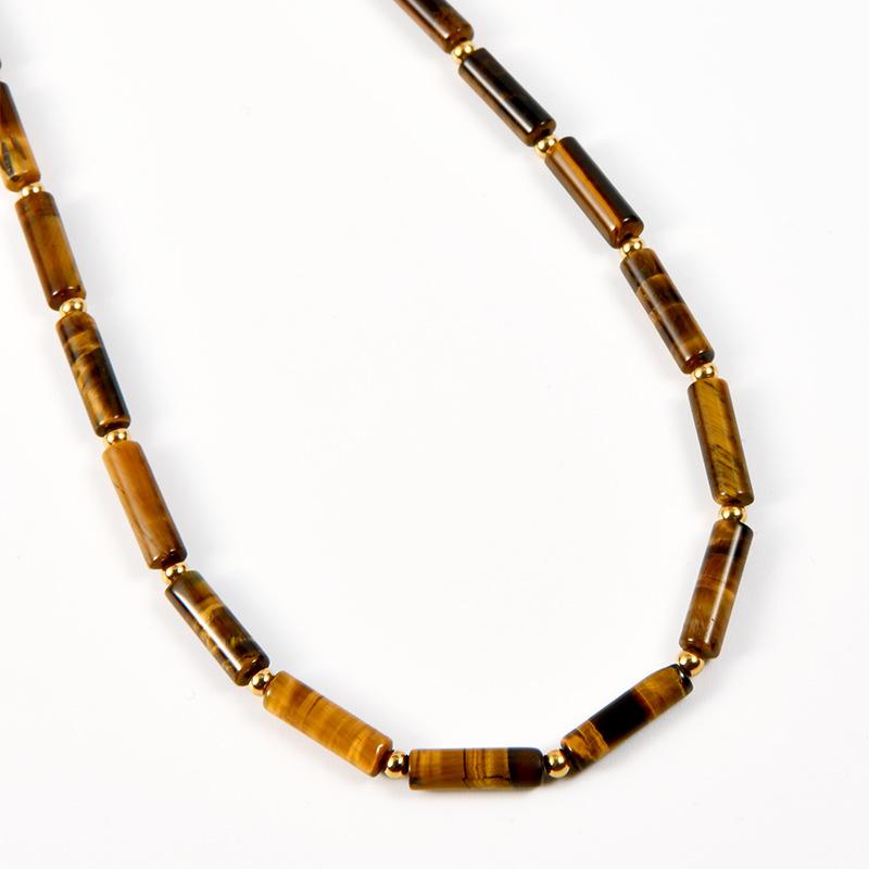 智贝主图_2新品虎眼石锁骨链小众百搭项链2022年新款