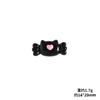 Preto Rosa Doce Frio Gatinho Osso de Peixe Cola Cremosa DIY Capa de Celular Material Joias Artesanais Desenho Animado Acessórios de Resina