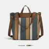 Bolso de mano grande de alta gama para mujer, nuevo bolso de lona de moda 2026 para estudiantes, adecuado para la clase, se puede usar como bolso de hombro