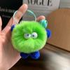 Venda por atacado bonito Rex pele de coelho pequenos briquetes carro chaveiro pingente personalizado moda saco enfeites casal