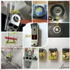 Máquina biseladora de ángulos Máquina para pegar esquinas Accesorios Hoja en forma de U Hoja de doblado Tubo de calentamiento Pastilla de freno de resorte Cabezal de aluminio biselador de ángulos