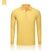 Camiseta Grossa Lisa de Outono e Inverno com Lapela e Manga Comprida Masculina e Feminina Personalizada Camiseta de Cultura Corporativa Atividade Camiseta Publicitária Roupa de Trabalho