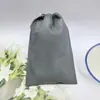 Bolsas de Tecido Não Tecido em Estoque para Sapatos, Sacos de Embalagem de Armazenamento à Prova de Poeira, Sacos com Cordão Duplo, Sacos de Armazenamento com Cordão em Estoque