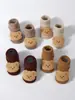 25 Calcetines de Piso Gruesos de Felpa Otoño e Invierno para Bebé Antideslizantes para Niños Pequeños Calcetines para Recién Nacidos Casa Dibujos Animados de Media Pantorrilla