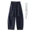 Calça cargo de outono nova, feita sob medida, multicolorida, fashion, casual, com corte preciso, tridimensional, em tecido confortável para mulheres, estilo esportivo de perna larga