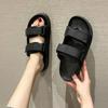 Sandalias de Verano Nuevas 2024, Zapatos de Playa de Vestir Exterior Estilo Hada, Zapatos Versátiles de Moda Antideslizantes Planos para Estudiantes