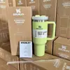 Copo Térmico Stanley com Alça para Viagem Transfronteiriço Aço Inoxidável 304 Copo de Gelo Grande Capacidade Copo de Água para Carro