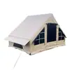 Tienda de campaña personalizada para exteriores con revestimiento negro, tienda parasol de camping 6.3, tienda de campaña inflable para exteriores sin montaje, techo de tela Oxford