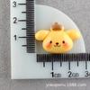 Urso Coelho Resina Desenho Animado Acessórios Sanrio Cola de Creme Capa de Celular Patche DIY Clipe Lateral Acessórios de Cabelo Elástico