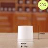Frasco de creme facial de camada dupla, creme cosmético, PP, plástico, pasta, latas, máscara de cabelo, pó, creme para os olhos, caixa de armazenamento de viagem, pequeno, vazio