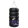 Saco de Boxeo Colgante para Casa para Adultos Saco de Arena Muay Thai Saco de Neumático Taekwondo Equipo de Entrenamiento para Gimnasio