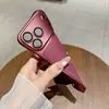 Aplicable a la funda del teléfono Apple 18promax textura de cuero rojo cereza simple iPhone17 se convierte instantáneamente en funda protectora 16 completamente cerrada