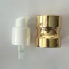 Bomba de Polvo de 18 Dientes con Boquilla de Spray Externa, Cubierta Exterior Dorada Galvanizada para Ceñir la Cintura, Cabezal de Bomba de Presión para Base/Loción en Stock