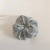 Goma para el pelo pequeña de estilo coreano con puntos florales para mujer, Goma para coleta baja estilo Lazy Mori, Accesorio para el pelo elástico para moño