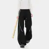 Pantalones Funcionales de Paracaidista para Exteriores con Costuras de Color Contrastante, Tejido Transpirable de Secado Rápido, Pantalones Largos Holgados de Pierna Ancha Estilo Montaña para Hombre