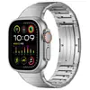 Adequado para Pulseira Apple Watch 6g Pulseira de Metal Titânio com Borda Cortada Pulseira Apple Watch Iwatch11