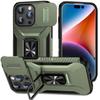 Adequado para iPhone 16Pro Max Capa Magnética para Celular com Janela Deslizante Apple 11 Harvester Capa Protetora Anti-Queda