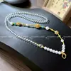 Cadena de Amuleto Budista Tailandés Personalizada Colgante Thangka Hebilla de Liberación Rápida Cadena de Bola de Cristal Cadena Versátil para Colgar 6mm Largo 65