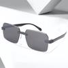 Gafas de sol de viaje sin marco de alta gama Sense 2024, nuevas y transfronterizas, para mujer, con protección solar y protección UV, de moda, 8508
