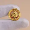 Estilo Étnico Chinês Joias de Liga Amarelo Pingente Dzambala Colar Pingente para Homens e Mulheres Pingente Decorativo Fábrica Atacado