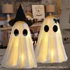 Luz de Fantasma LED de Halloween Transfronteiriça Permanente para Exterior Decorações de Mesa para Festa Adereços de Terror Decoração de Fantasma Branco