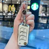Exclusivo Transfronterizo para Modelos Indios Mahindra Cubierta Hebilla para Llave de Coche Plegable de 3 Botones con Borde Dorado