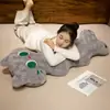 Gato Nuvem Fofo Travesseiro Longo Cama Travesseiro para Dormir Meninas Dormindo de Lado Travesseiro Longo para Pernas Brinquedo de Pelúcia Almofada