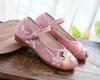 Flor de Ave del Paraíso zapatos de tela bordados vintage traje antiguo zapatos de estilo antiguo zapatos de primavera y verano para mujer zapatos de estudiante