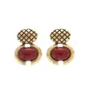 Aleación de Cobre Vintage Esmalte Diseño de Nicho Colección de Accesorios de Gama Alta de Pendientes con un Sentido de Sofisticación, Nuevas Llegadas para 2026