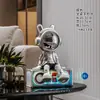 Adorno de Escritorio Explorador Espacial Astronauta Decoración para Sala de Estar Oficina Gabinete de Vino Regalo de Inauguración Altavoz Bluetooth