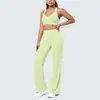 Novo Conjunto de Seis Peças Color Block Transfronteiriço Toque Nude para Fitness Esportes Yoga Corrida Feminino