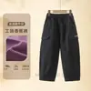 Calças Jeans para Meninos e Meninas Estilo Novo Primavera e Outono Calças Curvas de Primavera para Crianças Calças Cargo Calças de Outerwear Banana Roupa Infantil