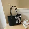 Elegante bolso de mujer con patrón tejido, nuevo bolso de hombro de moda 2026, bolso tote de gran capacidad para el día a día, bolso de axila