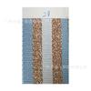 Directo de fábrica 5 cm imitación nailon hilo dorado y plateado cinta de rayas cinta de hilo dorado cinta jacquard color intermedio cinta para bolsos