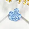 Accesorios de flor de cinco pétalos de satén perlado de color sólido para accesorios de cabello hechos a mano DIY, ropa infantil, zapatos, sombreros, bolsos y materiales de decoración para mascotas