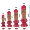 A134 perro gallo pene de silicona maquillaje extra grande con forma animal artificial dildo masturbación femenina productos sexuales SM