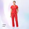 Meikeduo Jaleco Médico Uniforme de Enfermeira Roupa para Lavar as Mãos Roupa Cirúrgica Roupa de Trabalho para Sala de Operações Vestuário Médico de Saúde