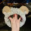 Tiara de Orelhas de Gato de Desenho Animado para Meninas Lavarem o Rosto e Aplicarem Máscara Facial, Tiara Especial para Lavar, Tiara, Tiara, Acessório de Cabeça Antiderrapante